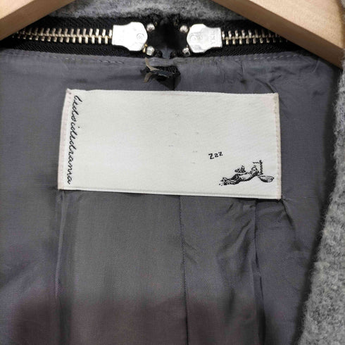 ストフ STOF アルパカ混 ウール混 ジップジャケット レディース